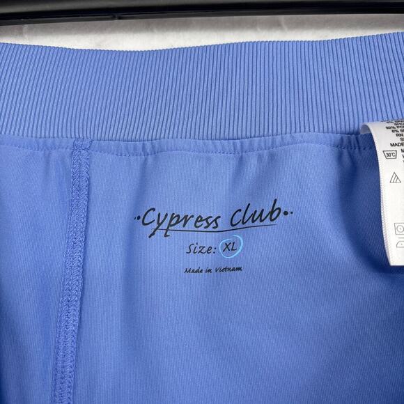 Cypress Club Skort Size XL Blue Pull On Skirt Built In Shorts Lining Stretch - Picture 2 of 9